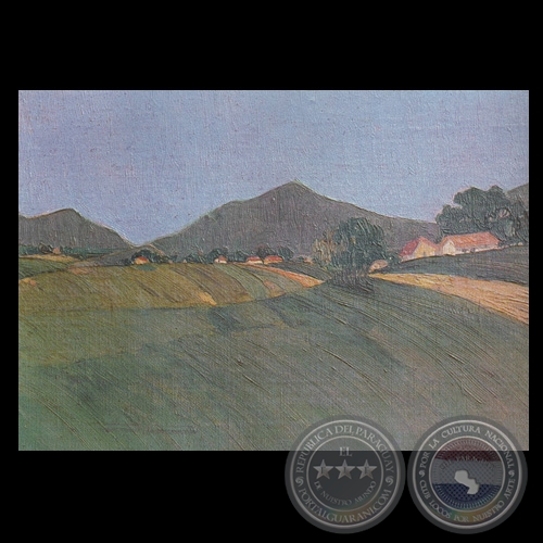 PAISAJE DE LA CORDILLERA, 1920 - Óleo de ANDRÉS GUEVARA